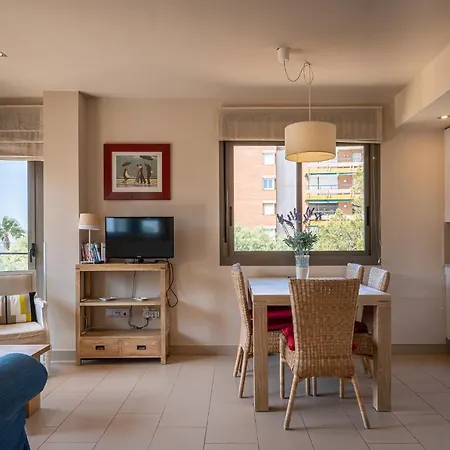Apartment At010 Segunda Linea, Vista Mar, Airco, Muy Bien Equipado Torredembarra